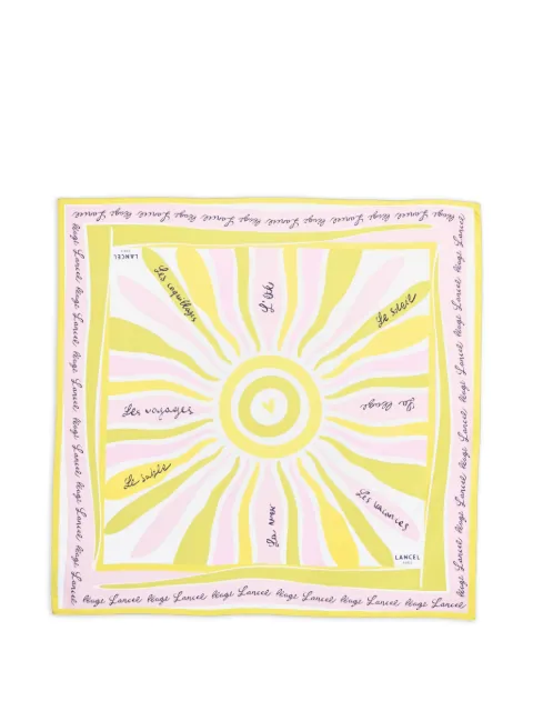Lancel Sunrise neckerchief Yellow A14135YOTU