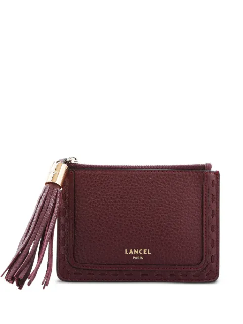 Lancel Premier Flirt tassel zip wallet Red A1092526TU