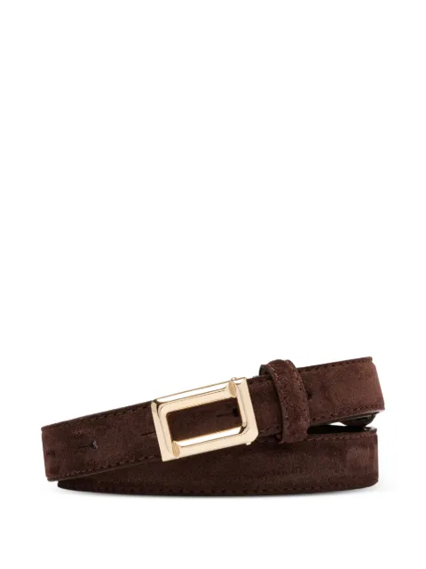 Lancel Angele adjustable buckle belt Brown A141523QTU