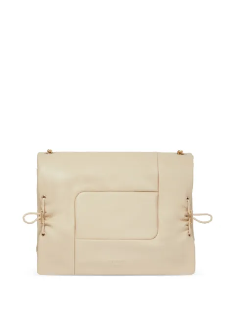 Lancel Billie chain leather cross body bag Neutrals A1276729TU