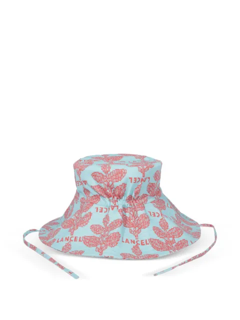 Lancel floral hat Blue A129347BTU