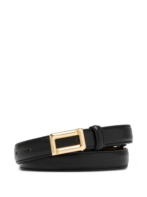 Lancel Angele buckle-fastening leather belt Black A1414310TU