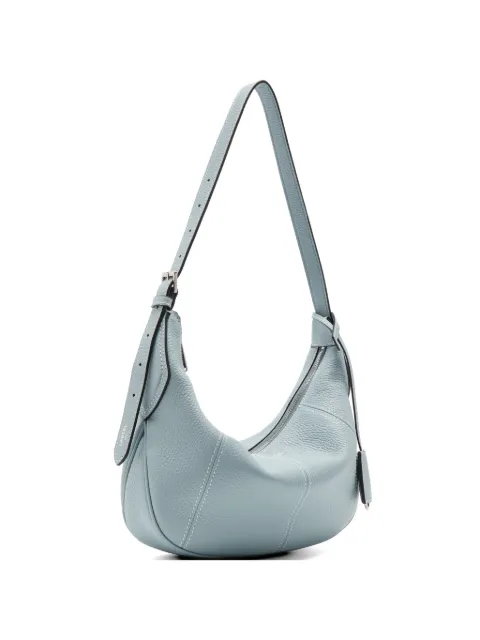 Lancel zip leather shoulder bag Blue A139931JTU