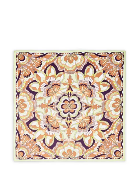 Lancel Floral neckerchief Brown A08468YOTU