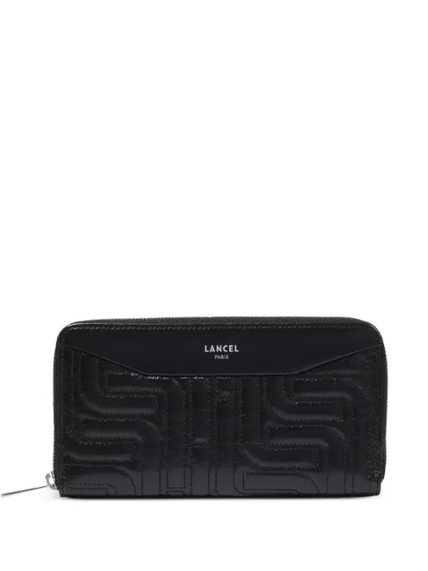 Lancel quilted zipped long wallet Black A1295610TU