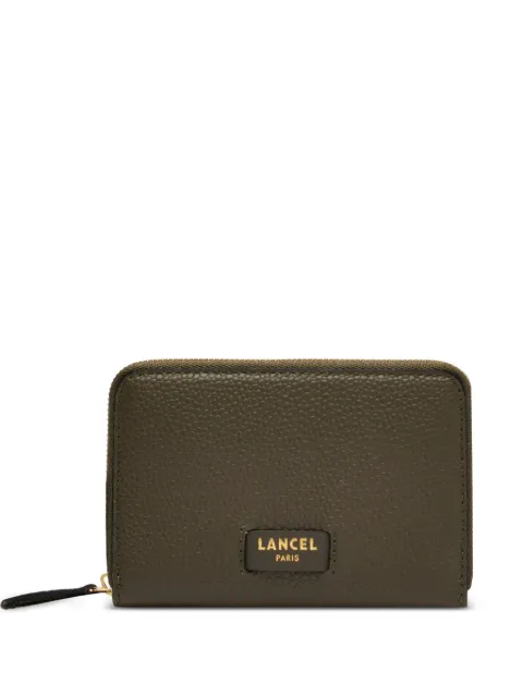 Lancel Ninon grained zip around wallet Green A14081YYTU