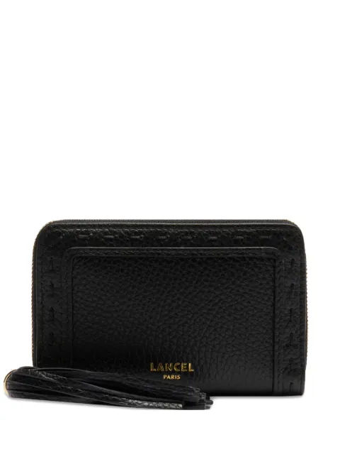 Lancel Premier Flirt tassel zip wallet Black A1403510TU