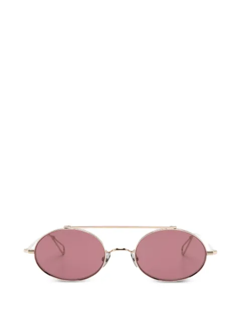 Ahlem Turbigo oval-frame sunglasses Gold TURBIGO
