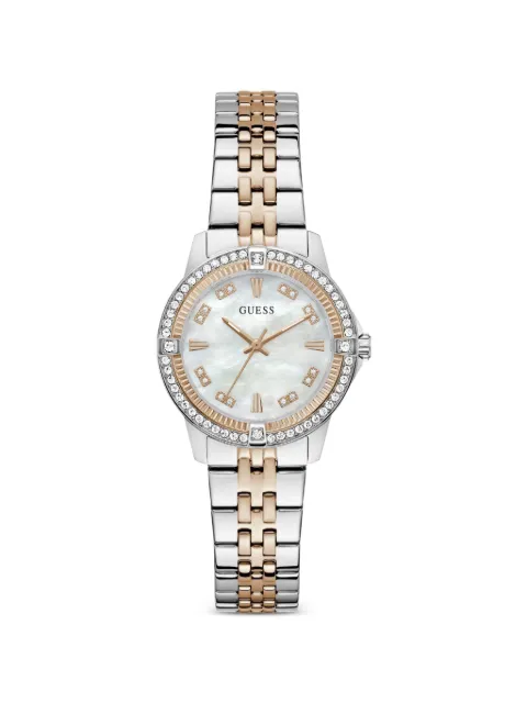 GUESS USA round-case 32mm watch White GW1027L5