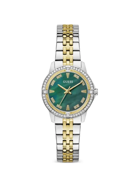 GUESS USA round-case 32mm watch Green GW1027L3
