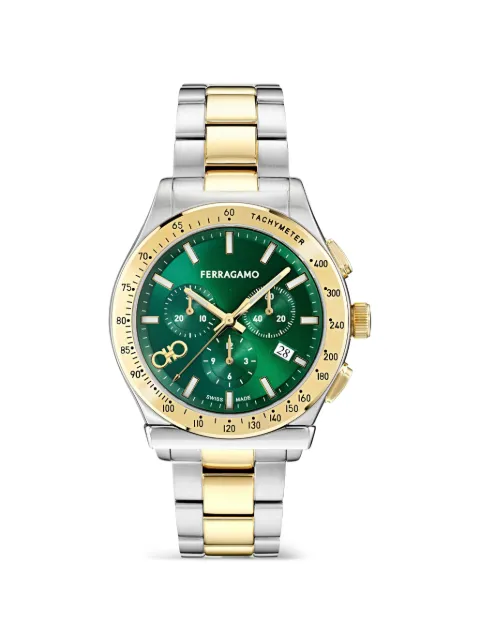 Ferragamo 1927 Chrono 42mm watch Green SFKZ01126