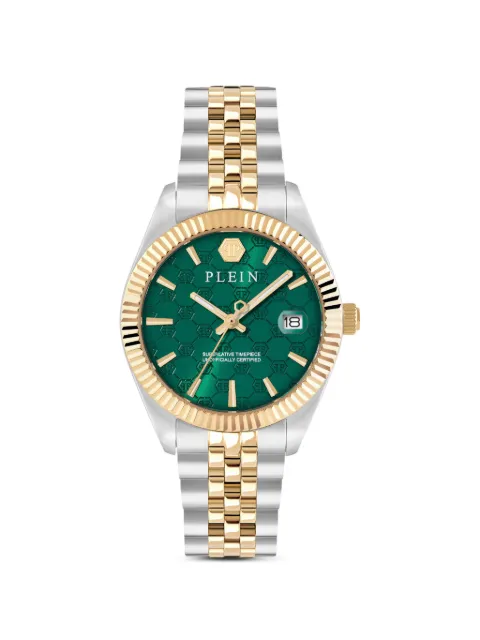 Philipp Plein Superlative 34mm watch Green PWYFA0926