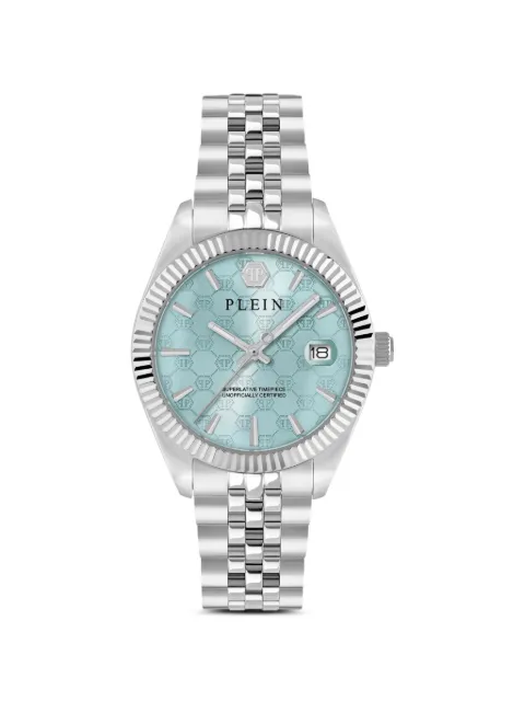 Philipp Plein Superlative 34mm watch Blue PWYFA0726