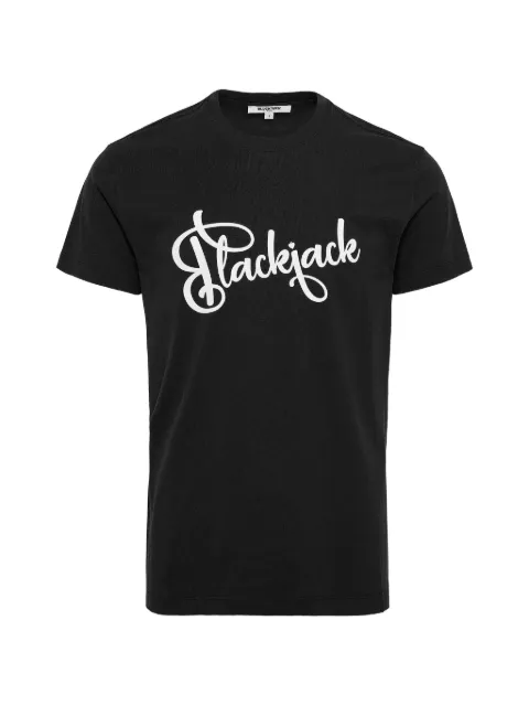 Blackjack logo-print T-shirt Black HMNDSNO1075K