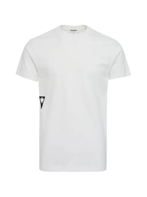 Blackjack logo-embroidered T-shirt White HMNICNO1075K