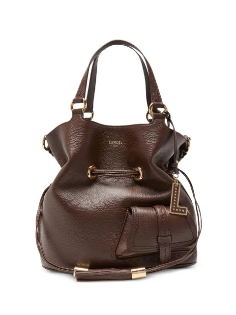 Lancel Premier Flirt leather bucket bag Brown A101103QTU