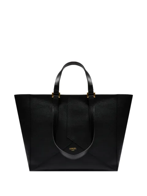 Lancel Enveloppe zip tote bag Black A1402110TU