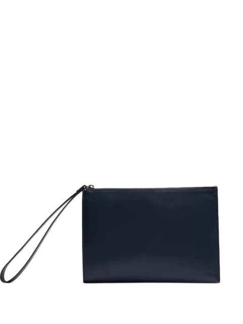 Lancel Leon zip wristlet clutch bag Blue A14049FRTU