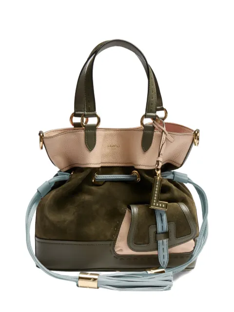 Lancel Premier Flirt suede bucket bag Green A13372AHTU