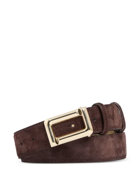 Lancel Angele suede leather belt Brown A141843QTU
