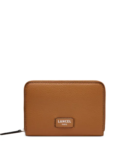 Lancel Ninon zip leather wallet Brown A1408120TU
