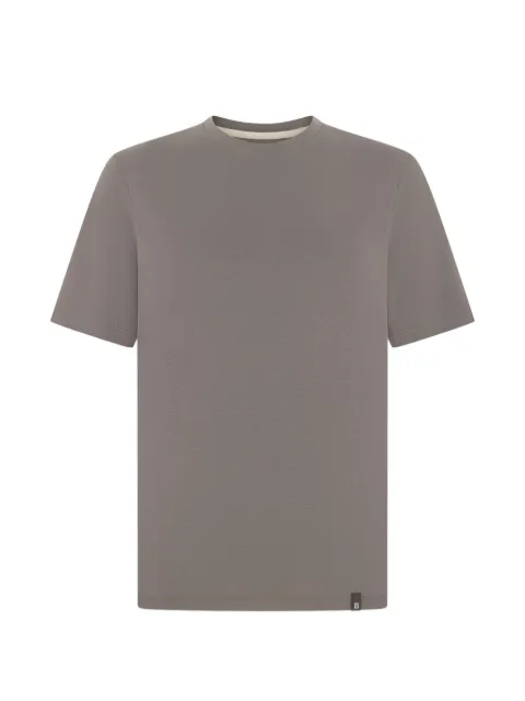 Boggi Milano high-performance piqué T-shirt with S-Cafè® yarn Grey BO26P056407