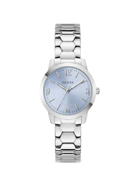 GUESS USA round-case 34mm watch Blue GW1028L1