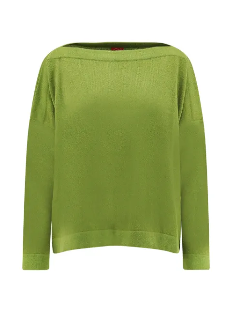 f cashmere boat-neck sweater Green MDAISYTKP17
