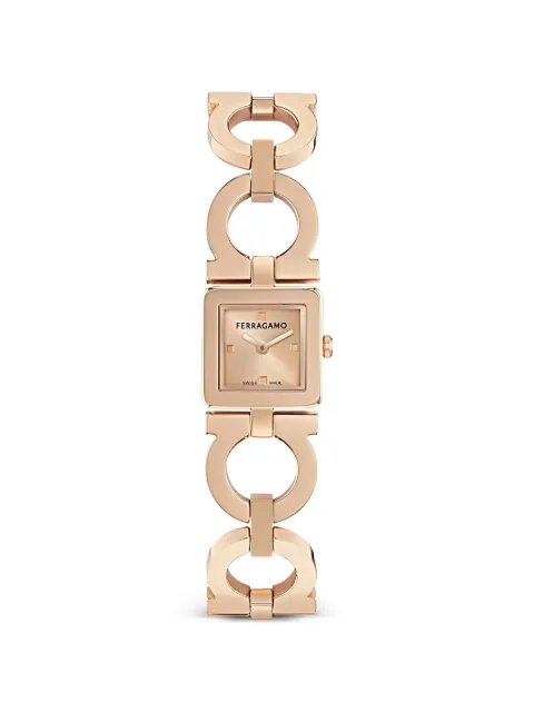 Ferragamo Double Gancini 19mm Watch Pink SFNP00326
