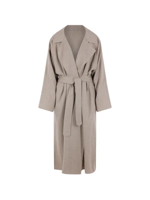 Dusan belted coat Neutrals U2350BNATURAL
