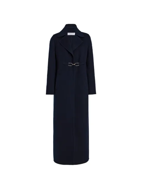 Gabriela Hearst Dee buckle cashmere coat Blue W256086C076