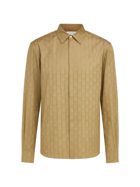 Ferragamo monogram sport shirt Neutrals 789718