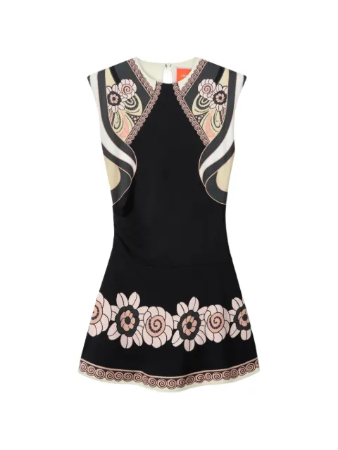 La DoubleJ Lela floral print mini dress Black DRE0904JER067AMB03BL01