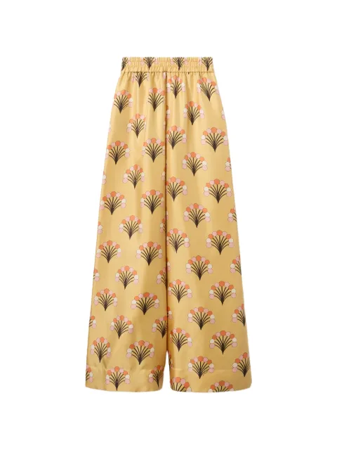 La DoubleJ palazzo pants Yellow TRO0003SIL001FLO05YE02