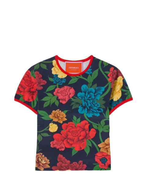 La DoubleJ The Cu-Tee crop top Blue TSH0068JER076QPE01BU03