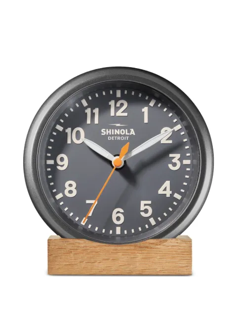 Shinola 6" Runwell desk clock Grey S2620173486
