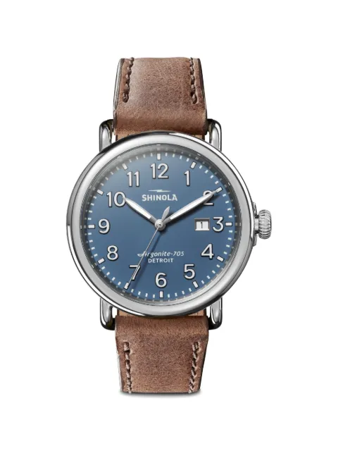 Shinola Runwell 41mm watch Blue S0120172978