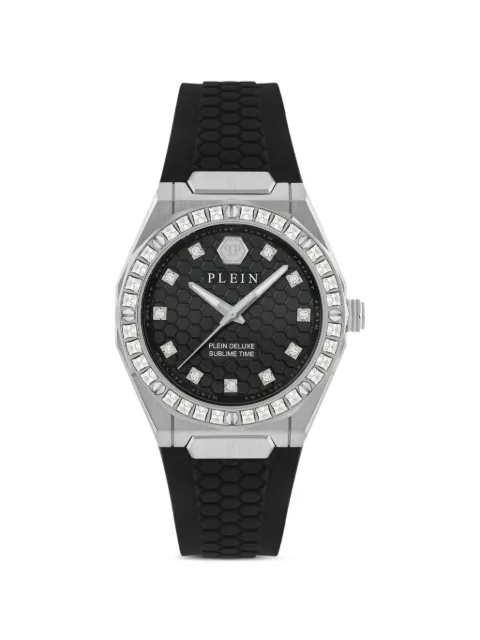 Philipp Plein crystal-embellishment 36mm watch Black PWVGA0126