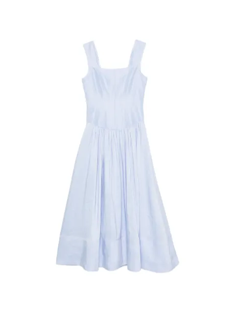 Aje Spirelle panelled midi dress Blue 26SU5655