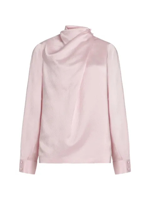 Gabriela Hearst Marcela cowl-neck silk blouse Pink W251806S030