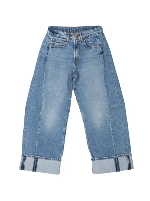 B SIDES Relaxed Cuffed Lasso jeans Blue W051CU