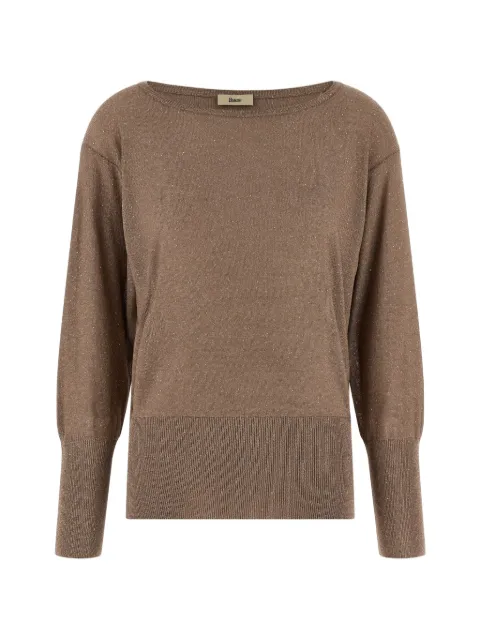 Herno sequin-appliqué sweater Neutrals MG000229D760892700