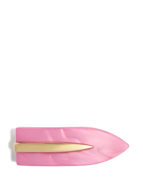 La DoubleJ gold-tone detail hair clip Pink CLI0002POL008SOLIDPI01