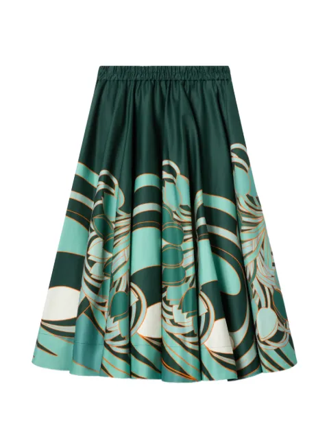 La DoubleJ Ballerina skirt Green SKI0199COT094BTU01GR03