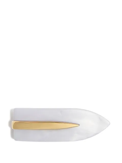 La DoubleJ bar hair clip White CLI0002POL008SOLIDWH01