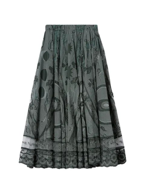 La DoubleJ Duchess skirt Green SKI0146EMB082STL02GR04