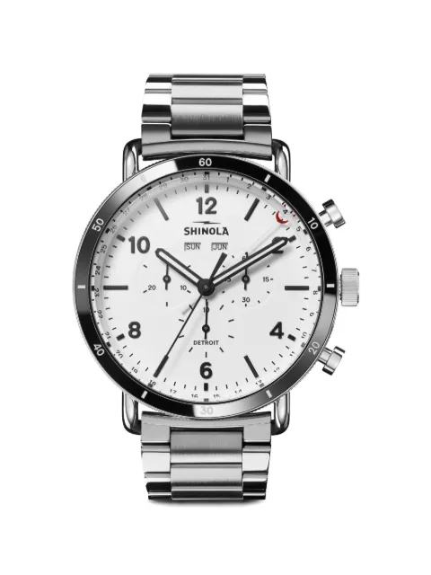 Shinola Canfield Sport 45mm watch White S0120283783