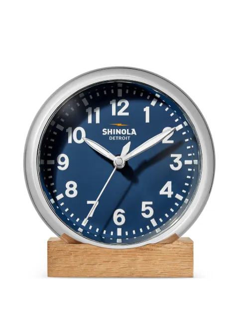 Shinola 6" Runwell desk clock Blue S2620210528