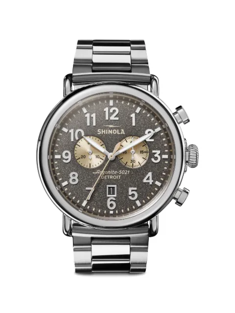 Shinola Runwell Chronograph 47mm watch Grey S0120161938