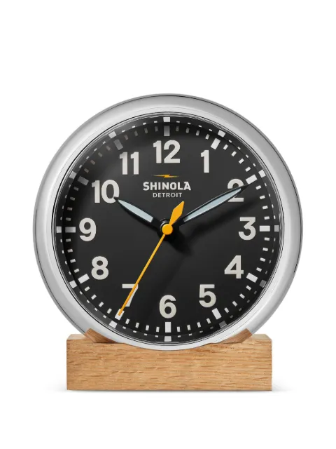 Shinola 6" Runwell desk clock Black S2620126129